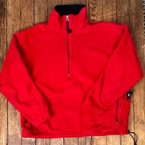 Vintage 90s quarter zip polar fleece sweater women’s  Eastern Mountain Sports